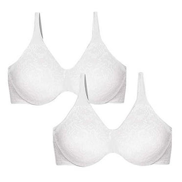 Bali Passion 2PK Comfort Minimizer Underwire Bra_Silver Lace Print_34C Bali Passion 2PK Comfort Minimizer Underwire Bra_Silver Lace Print_34C